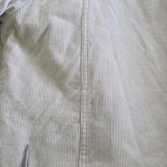 Women's Cream Faux Fur Trim Hooded Coat - Picture 13 of 16